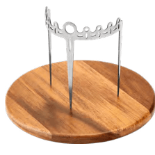 Burger Skewer Queen With Wooden Plate