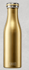 Insulated Bottle Stainless Steel 0.5l Gold Metallic