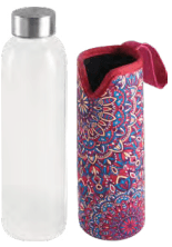 Glass Bottle W Insulated Sleeve 0.55l