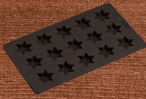 Flexiform Zimtstern 175x300mm Brown